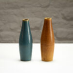 Petrol Blue Palshus Model 1163 Single Bud Vase, Denmark, 1960s