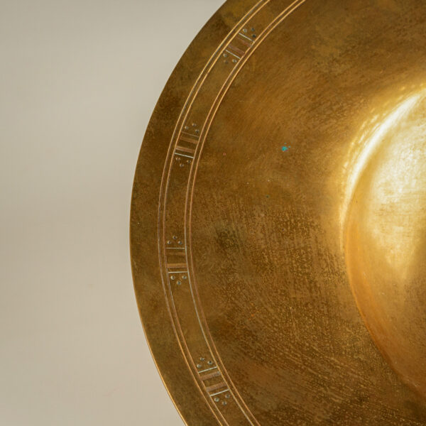 Art Deco Brass Bowl by Just Andersen, Denmark, 1930s - Image 7