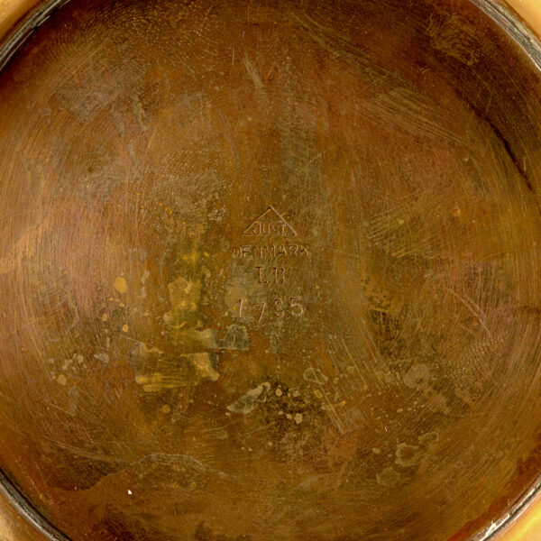 Art Deco Brass Bowl by Just Andersen, Denmark, 1930s - Image 9