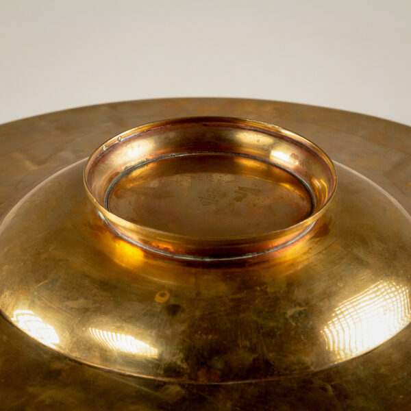 Art Deco Brass Bowl by Just Andersen, Denmark, 1930s - Image 13