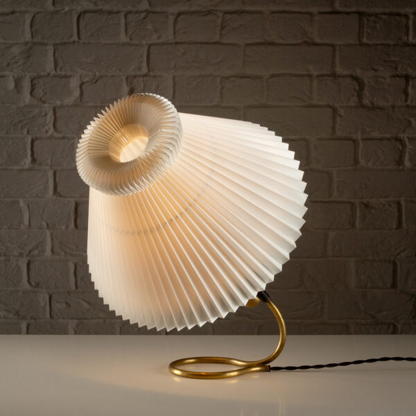 Le Klint 306 Table or Wall Lamp in Brass by Kaare Klint, Denmark, 1960s - Image 3