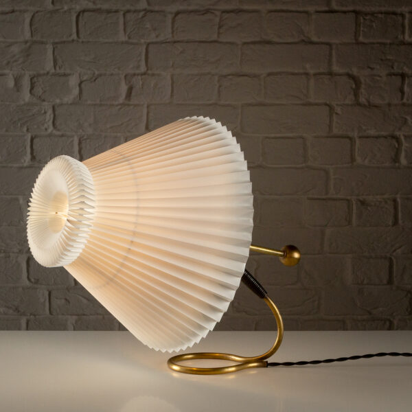 Le Klint 306 Table or Wall Lamp in Brass by Kaare Klint, Denmark, 1960s - Image 4