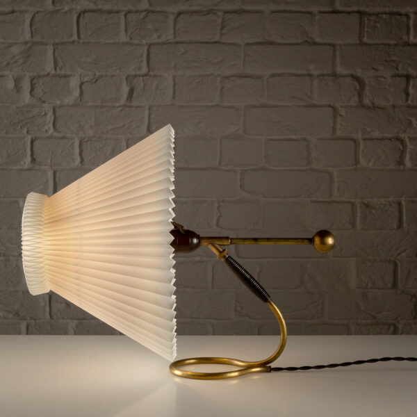 Le Klint 306 Table or Wall Lamp in Brass by Kaare Klint, Denmark, 1960s - Image 5
