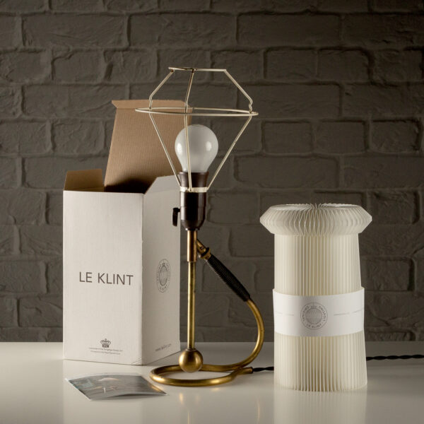 Le Klint 306 Table or Wall Lamp in Brass by Kaare Klint, Denmark, 1960s - Image 12