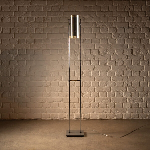 Trombone Floor Lamp by Jo Hammerborg for Fog & Mørup, Denmark, 1960s