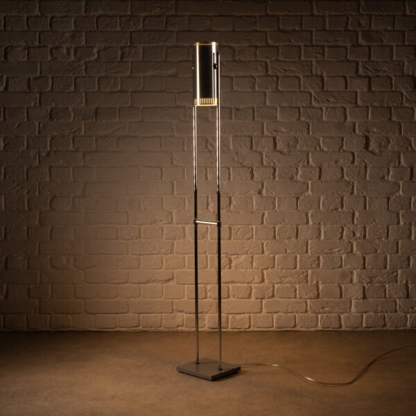 Trombone Floor Lamp by Jo Hammerborg for Fog & Mørup, Denmark, 1960s - Image 4