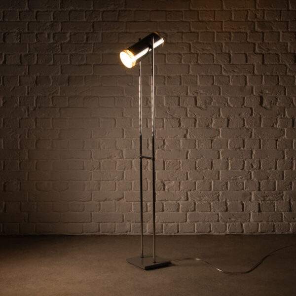 Trombone Floor Lamp by Jo Hammerborg for Fog & Mørup, Denmark, 1960s - Image 6