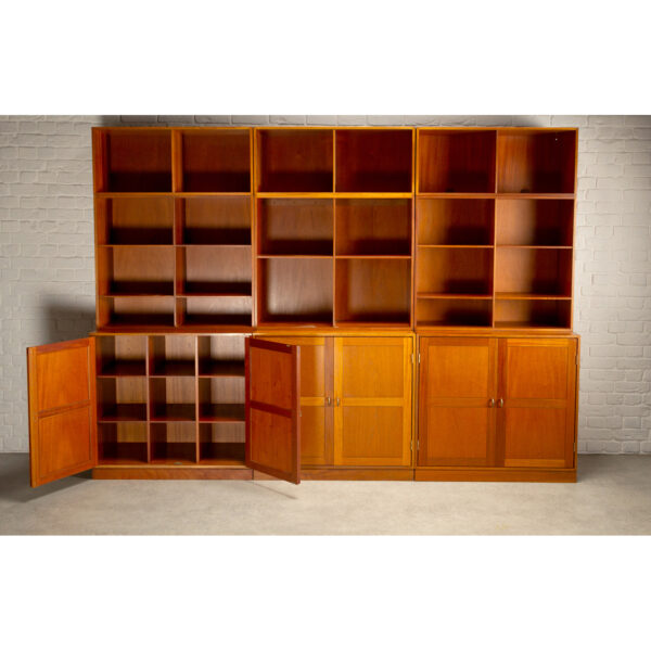 Set of Modular Teak Bookshelves By Christian Hvidt for Søborg Møbler, Denmark, 1960s - Image 2