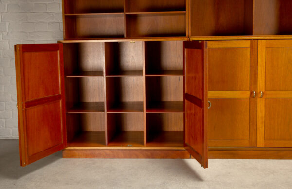 Set of Modular Teak Bookshelves By Christian Hvidt for Søborg Møbler, Denmark, 1960s - Image 7