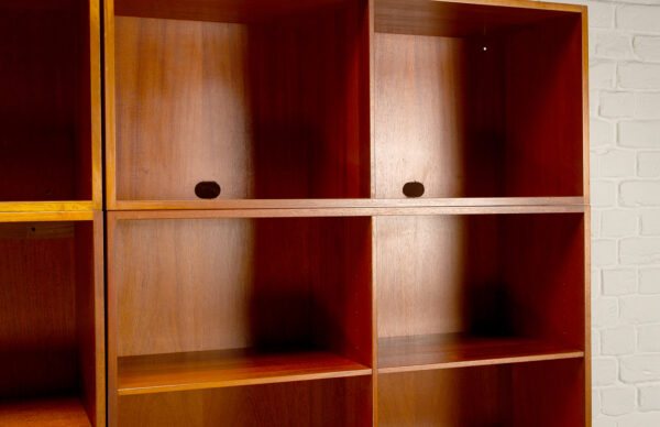 Set of Modular Teak Bookshelves By Christian Hvidt for Søborg Møbler, Denmark, 1960s - Image 6