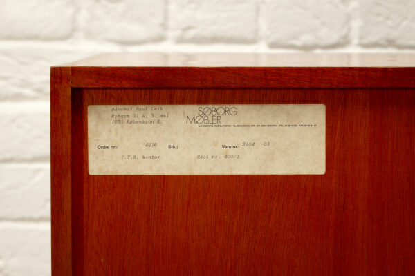 Set of Modular Teak Bookshelves By Christian Hvidt for Søborg Møbler, Denmark, 1960s - Image 15