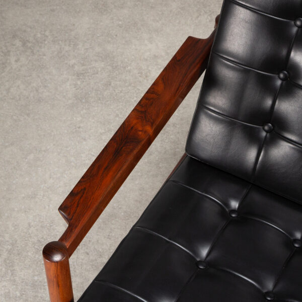 Rosewood Armchair by Børge Jensen & Sønner for Bernstorffsminde, Denmark, 1960s - Image 13
