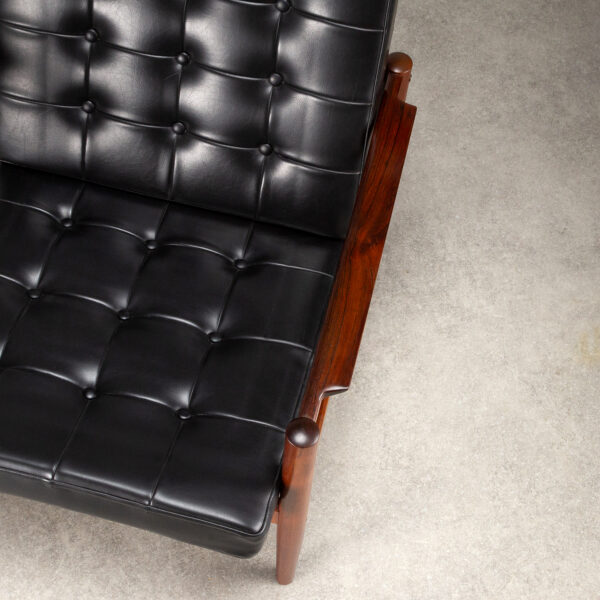 Rosewood Armchair by Børge Jensen & Sønner for Bernstorffsminde, Denmark, 1960s - Image 15
