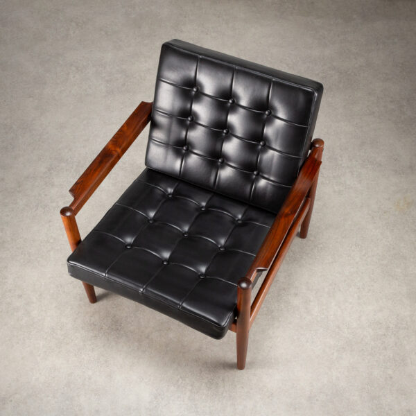 Rosewood Armchair by Børge Jensen & Sønner for Bernstorffsminde, Denmark, 1960s - Image 16