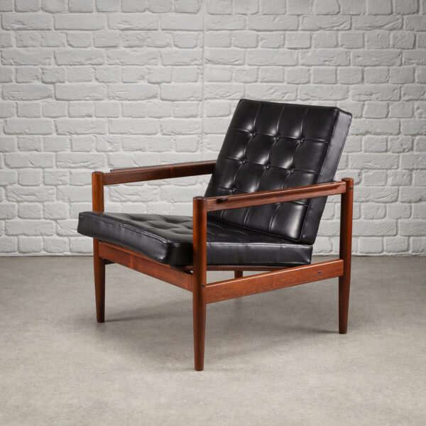 Rosewood Armchair by Børge Jensen & Sønner for Bernstorffsminde, Denmark, 1960s - Image 3