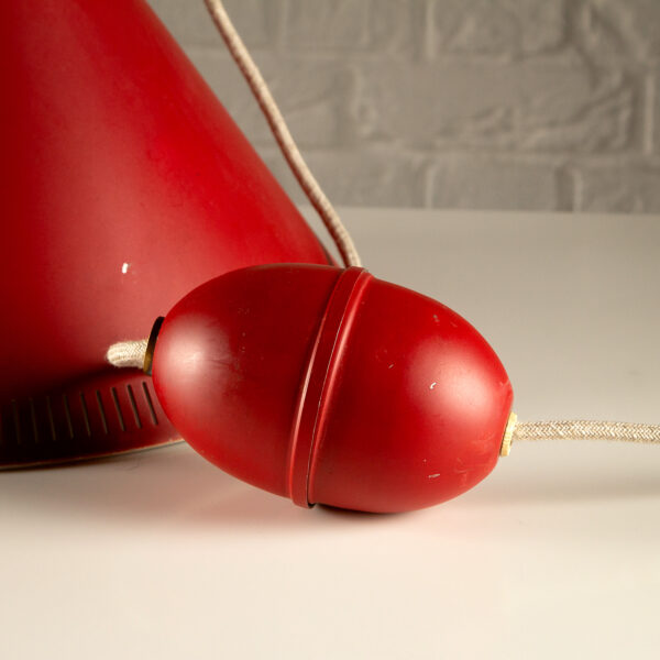 Kegle Rise and Fall Pendant by Bent Karlby for Lyfa, Denmark 1960s - Image 6