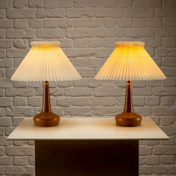 Pair of Le Klint Palshus Stentöj Model 311 Lamps, Denmark 1960s