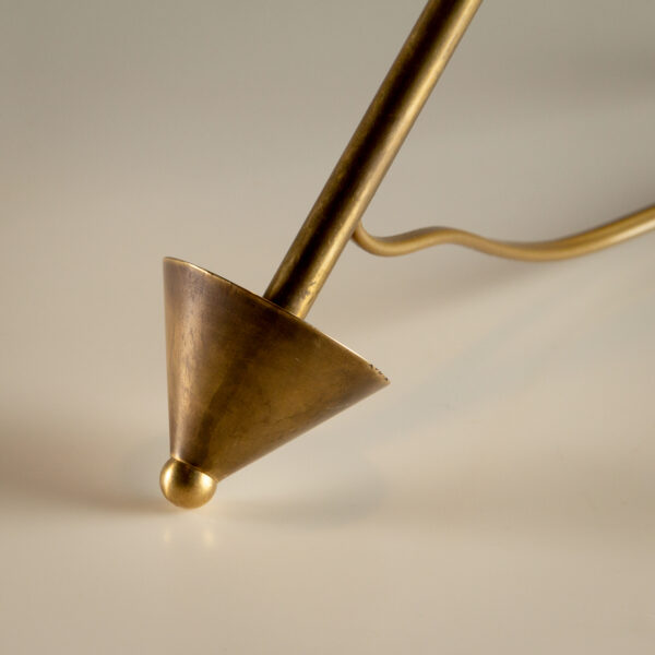 Mid Century Brass Desk Light, Sweden, 1950s - Image 7