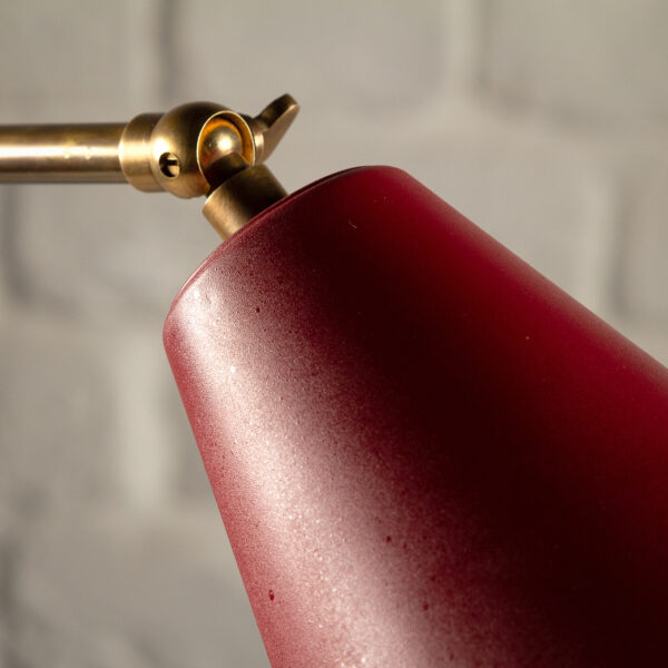 Mid Century Brass Desk Light, Sweden, 1950s - Image 16