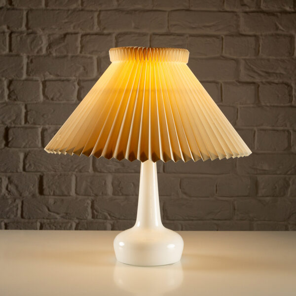 White Glass Le Klint 311 Table Lamp, Denmark, 1960s - Image 2