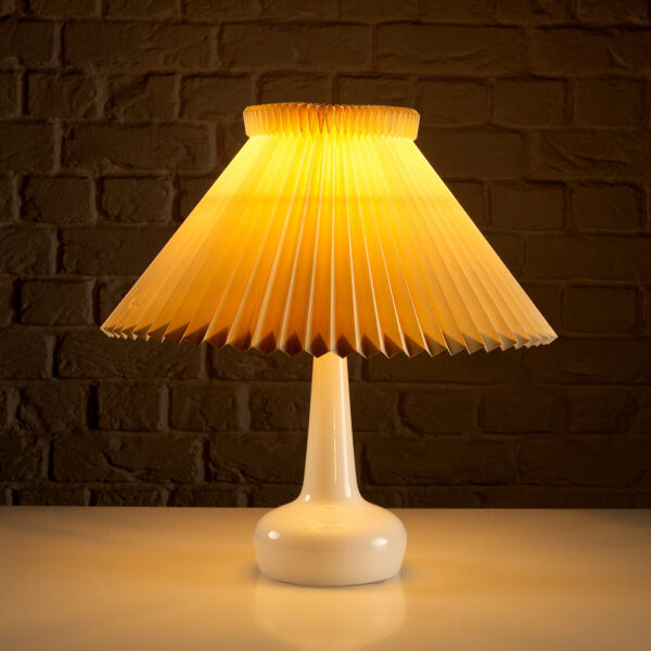 White Glass Le Klint 311 Table Lamp, Denmark, 1960s - Image 4