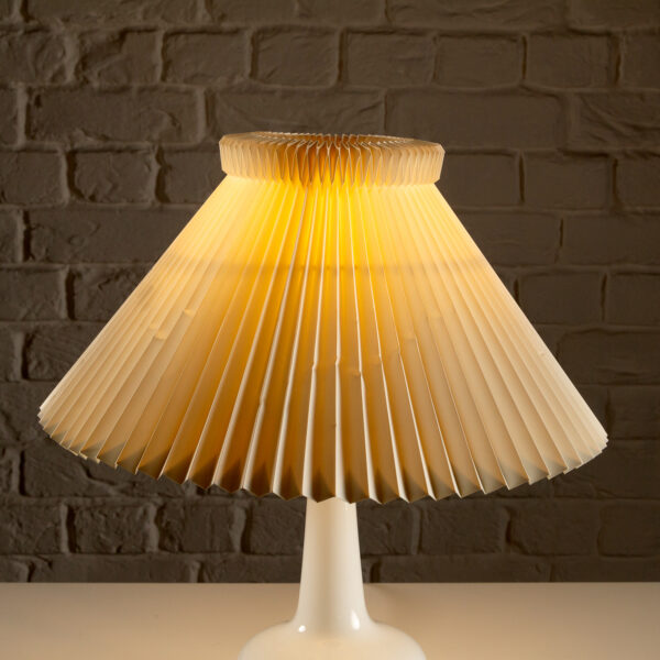 White Glass Le Klint 311 Table Lamp, Denmark, 1960s - Image 5