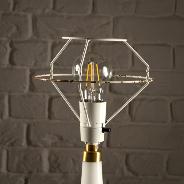 White Glass Le Klint 311 Table Lamp, Denmark, 1960s - Image 9