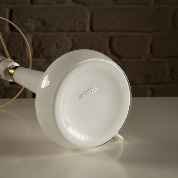 White Glass Le Klint 311 Table Lamp, Denmark, 1960s - Image 7