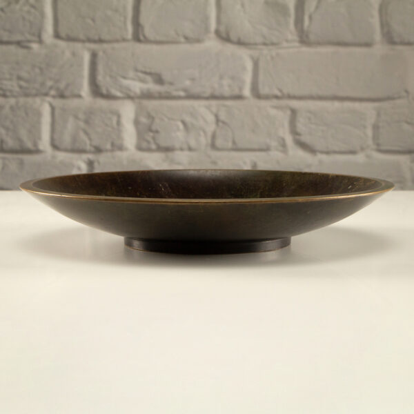Art Deco Disko Metal Bowl Model B1892 by Just Andersen, Denmark, 1930s - Image 4