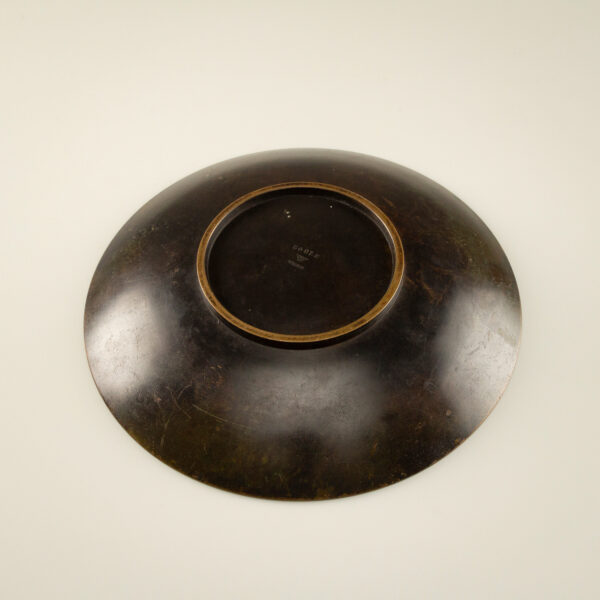 Art Deco Disko Metal Bowl Model B1892 by Just Andersen, Denmark, 1930s - Image 10