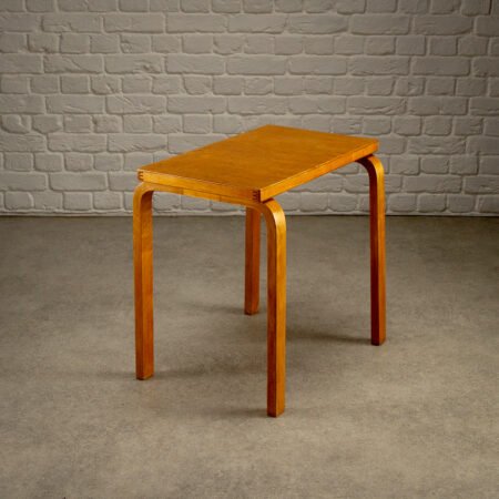 Model 88 Side Table in Karelian Birch by Alvar Aalto, Finland, 1940s