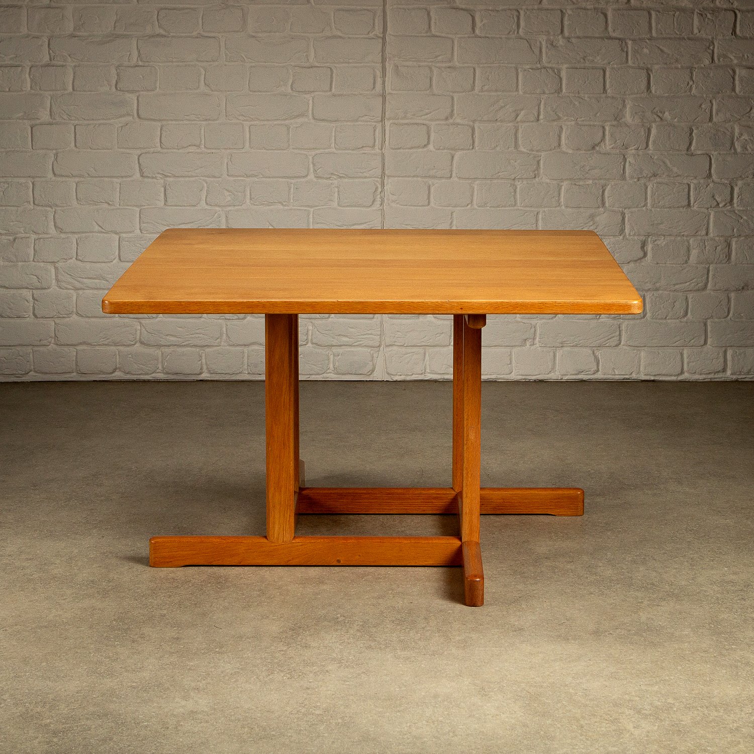 Solid Oak Model 5271 Coffee Table by Børge Mogensen, Denmark, 1960s