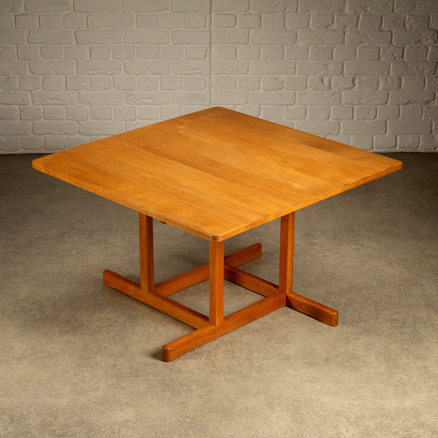 Solid Oak Model 5271 Coffee Table by Børge Mogensen, Denmark, 1960s - Image 6