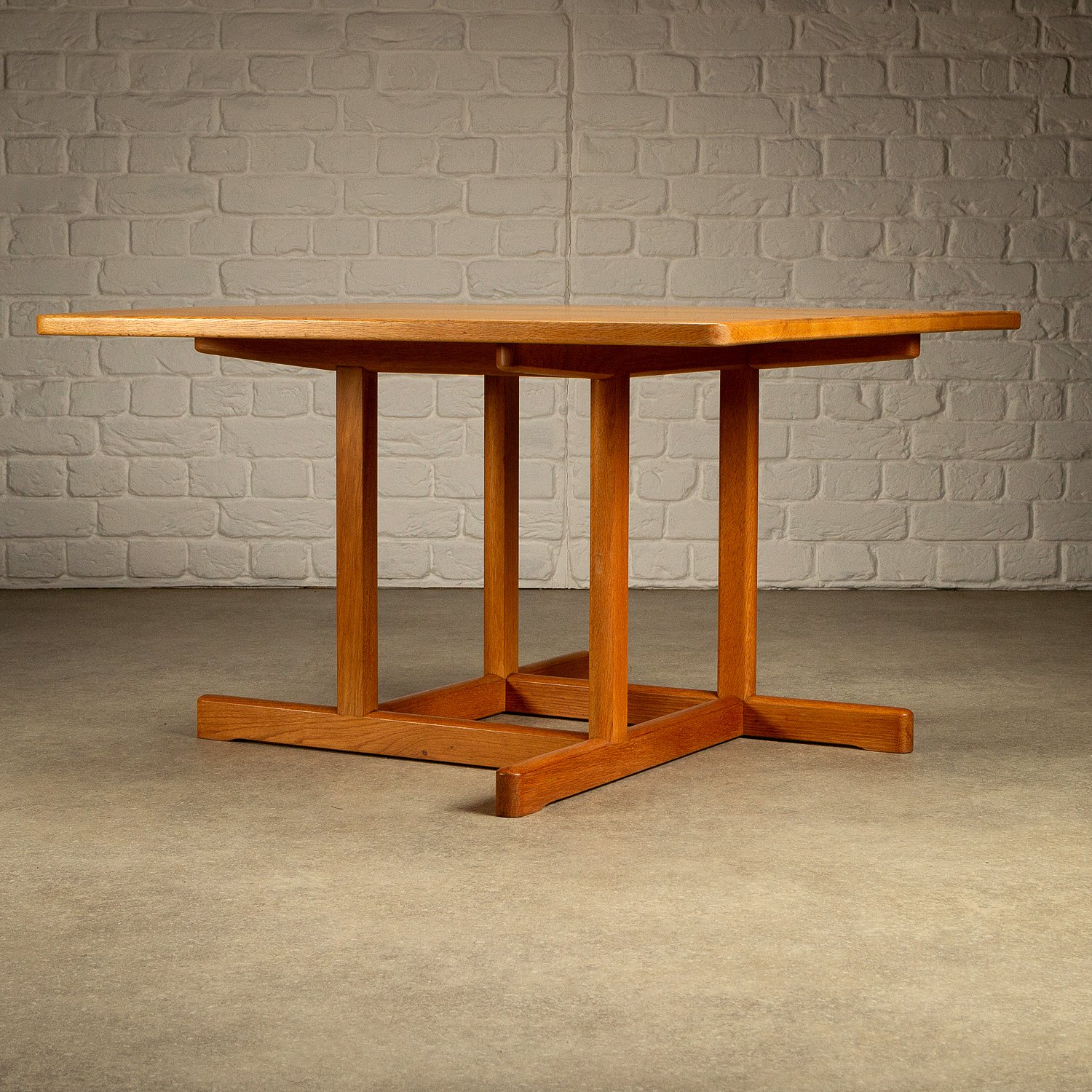 Solid Oak Model 5271 Coffee Table by Børge Mogensen, Denmark, 1960s - Image 5