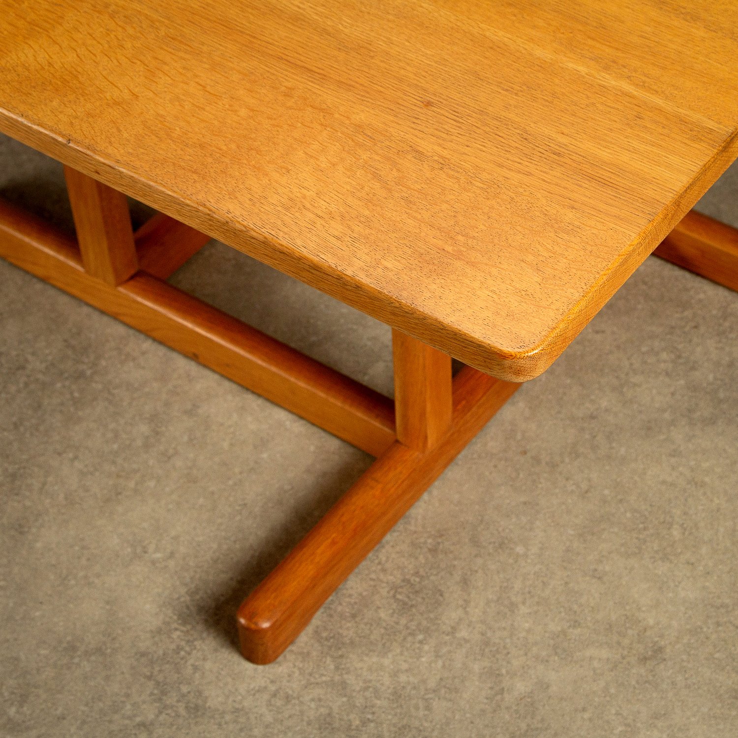 Solid Oak Model 5271 Coffee Table by Børge Mogensen, Denmark, 1960s - Image 7