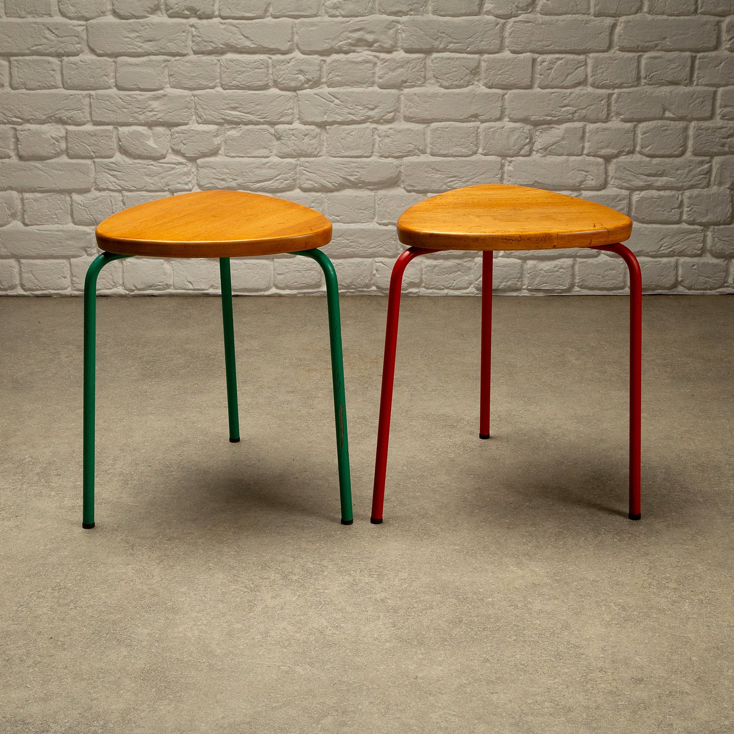 Pair of Library Stools, Finland, 1960s - Image 2