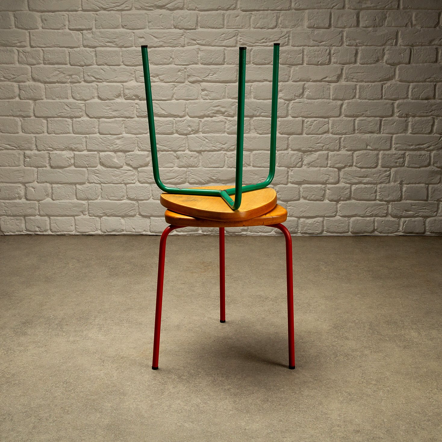 Pair of Library Stools, Finland, 1960s - Image 4