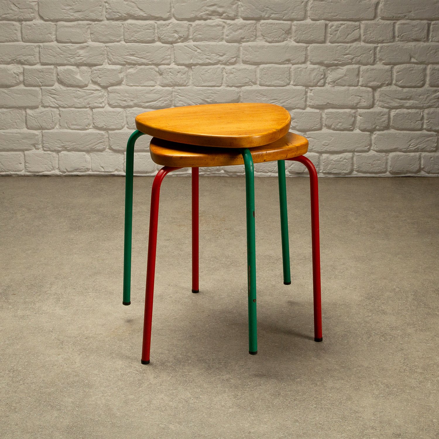 Pair of Library Stools, Finland, 1960s - Image 3